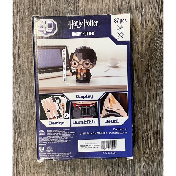 4D Build Harry Potter Character 3D Puzzle Model Kit 87 Pcs NEW - Picture 2 of 3